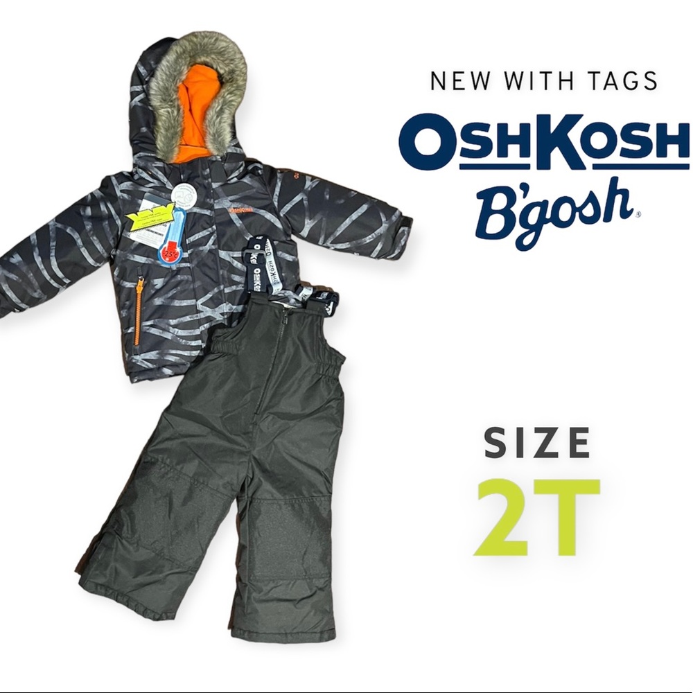 Brand New With Tags OSH KOSH Snow Set Size 2T